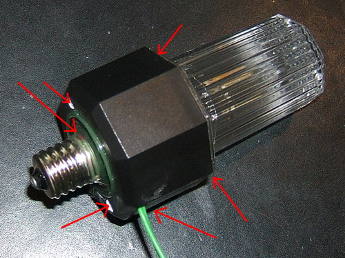 Modified Strobe with trigger leads